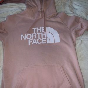 Pink north face sweatshirt!